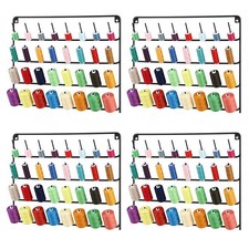 4 Pack Sewing  Embroidery Thread Rack Wall-Mounted Thread Holder Metal Sewin...