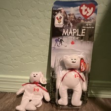 Ty Teenie Beanies Maple the Bear Retired 1999 McDonald's Exclusive