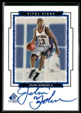 1999 SP Top Prospects Jelani Gardner #JG AU #JG Vital Signs Auto Pepperdine