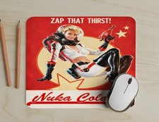 Fall Out Nuka Cola Pin Up Mouse Pad great for Office or Gaming Personalize