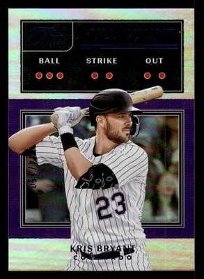 Kris Bryant 2022 Panini Three and Two Full Count #/150 #FC-15 Rockies ESE
