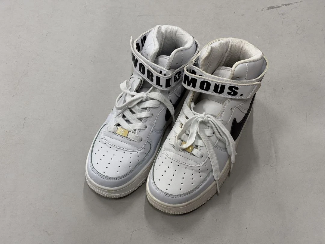 Baskets montantes Nike Air Force 1 High Supreme homme 6,5 US blanc/noir