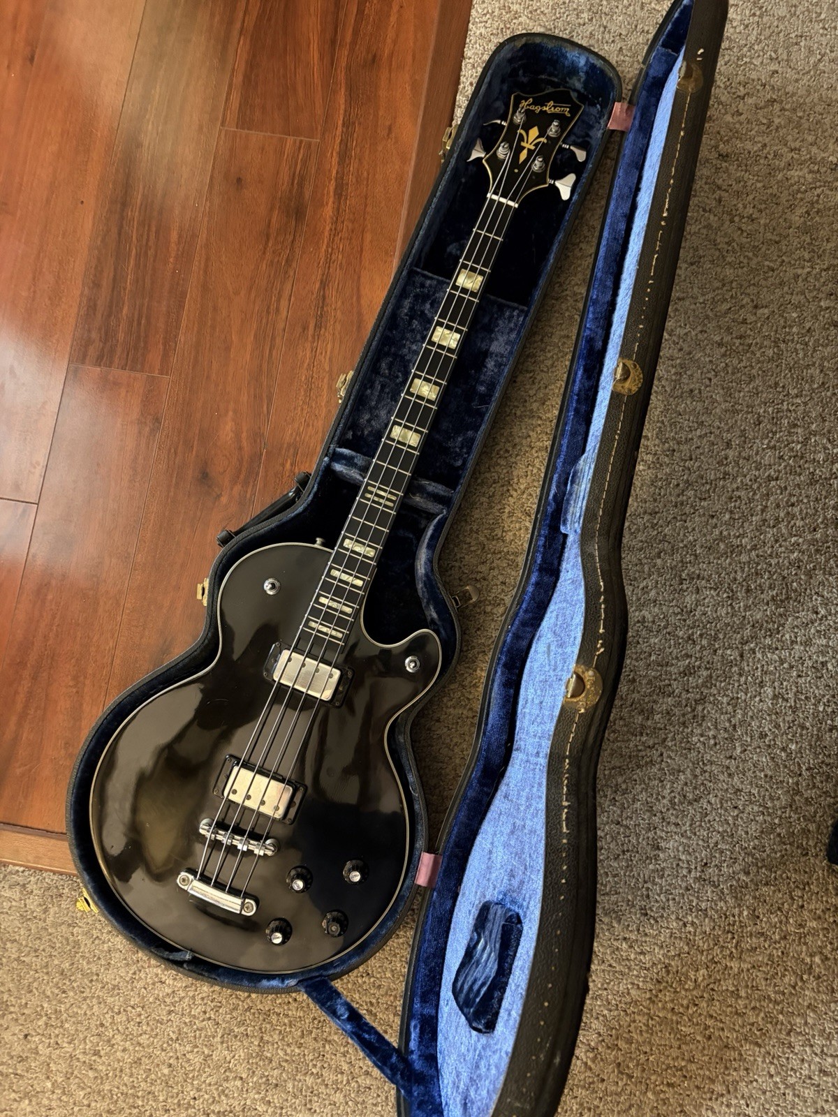 1970s Hagstrom Swede Bass  w /  HSC