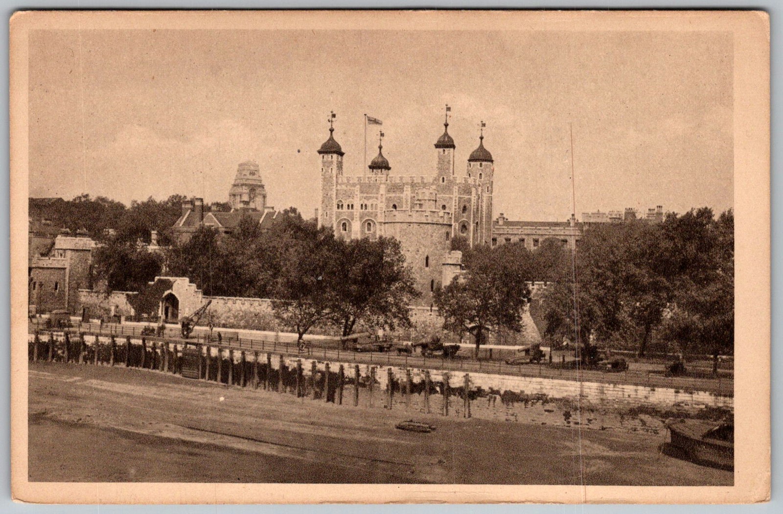 Antique Postcard White Tower Lanthorn St London, England 1910s