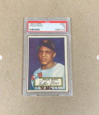 1952 Topps #261 Willie Mays RC Giants Hof'er PSA 5 $17,999.99