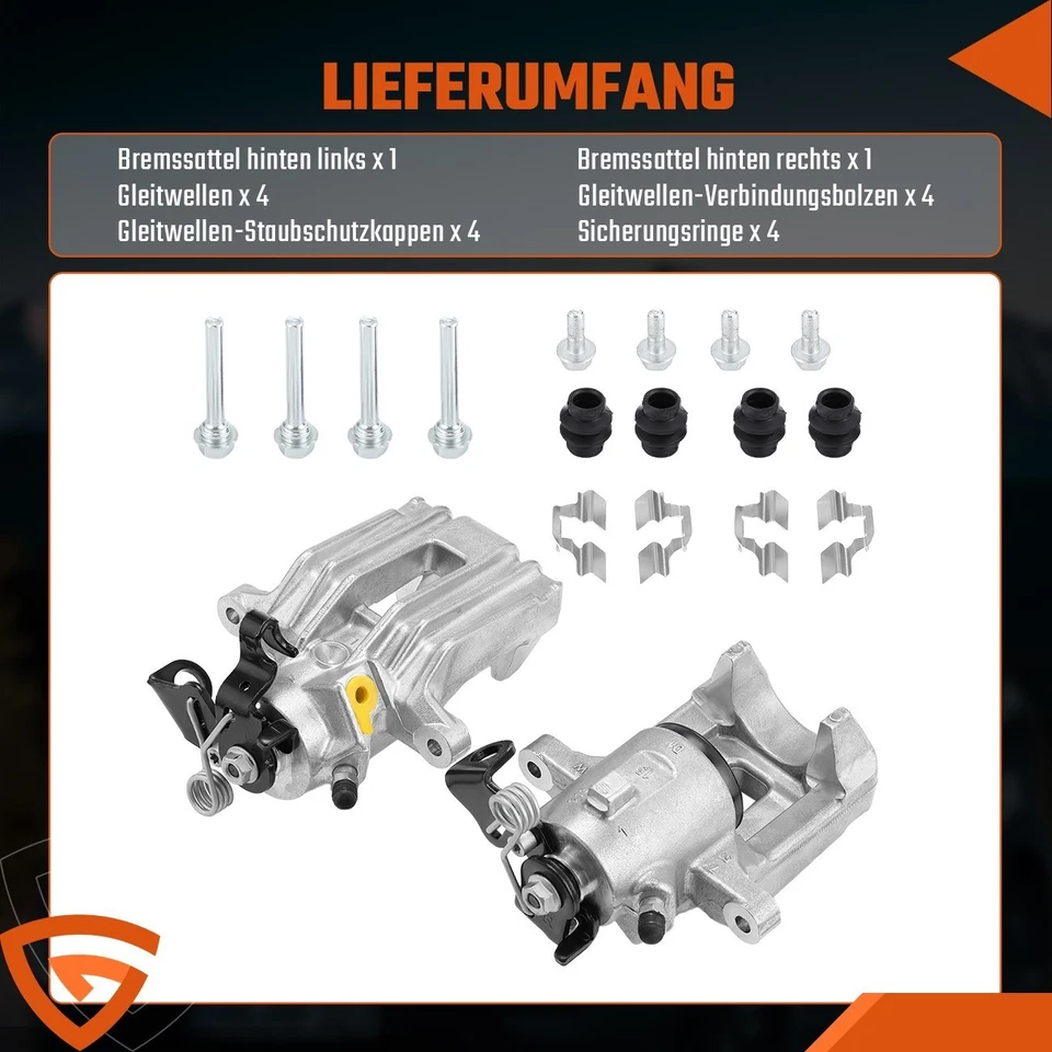 Bremssattel Set für Skoda Octavia I Kasten/Kombi 1U5 1J0615424B 1J0615423B Paar - Bild 4 von 4