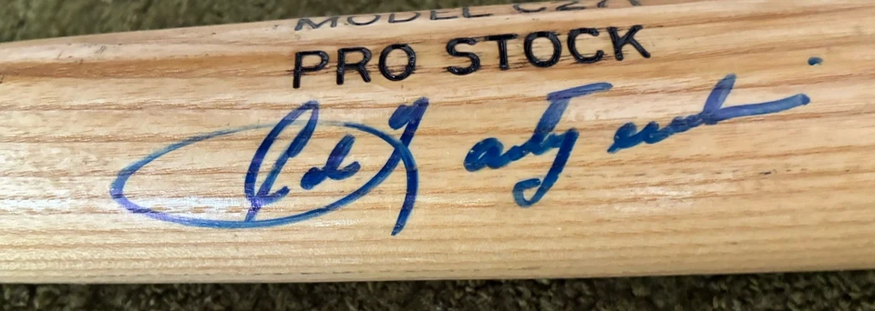 Бейсбольная бита с автографом Карла Ястржемски из Red Sox Louisville Slugger C271 сертификат JSA - Изображение 3 из 4