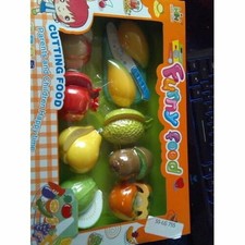 Happy Cooking Kitchen Fun Cutting Fruits  Vegetables Food Playset For Kid..