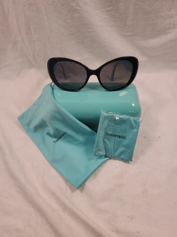 Tiffany & Co Splash 4153 8001/9S Havana on Blue Brown Sunglasses TF4153 - Image 2 of 4