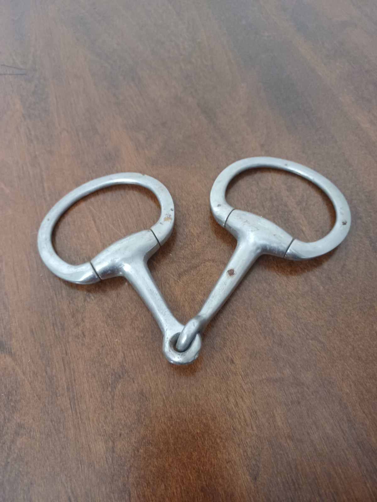 HORSE BITS 3 TOTAL  HACKAMORE, FRENCH FULL CHEEK SNAFFLE AND EGGBUTT SNAFFLE ALL