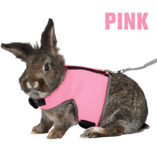 Small Animal Harness Vest Adjustable for Guinea Pig Hamster Rabbit Ferret Leash