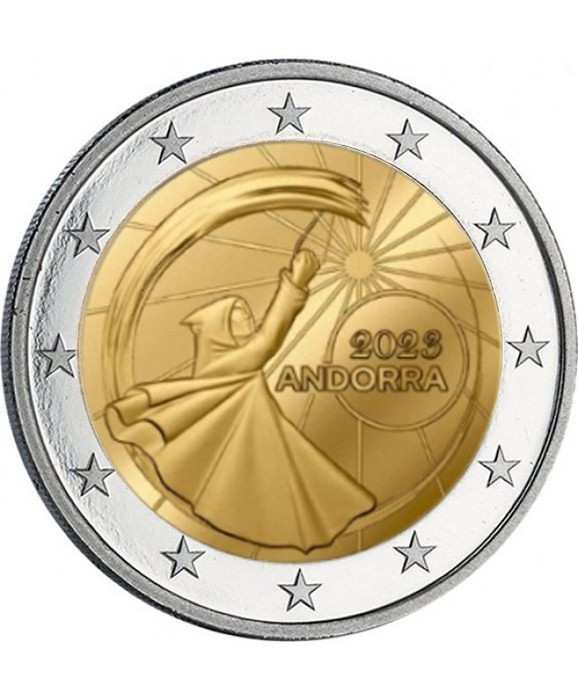 Andorre Fêtes du Solstice d'été - 2 EUROS COMMÉMO. 2023