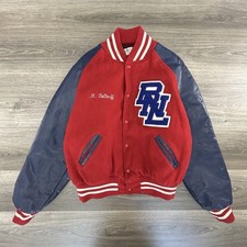 Vintage Varsity Bomber Jacket Adult Extra Large Wool 90s Made In USA 80s EUC