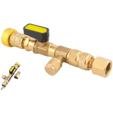 Air Conditioning Valve Core Removal Tool With Knurled Knob For Secure Handling