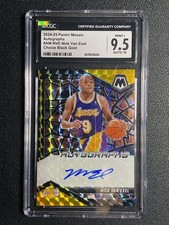 2024-25 Panini Mosaic Nick Van Exel Choice Black Gold Auto CGC 9.5/10