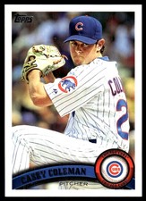 Casey Coleman 2011 Topps Update #US307 Cubs MLB READ FREE SHIPPING AutographDen