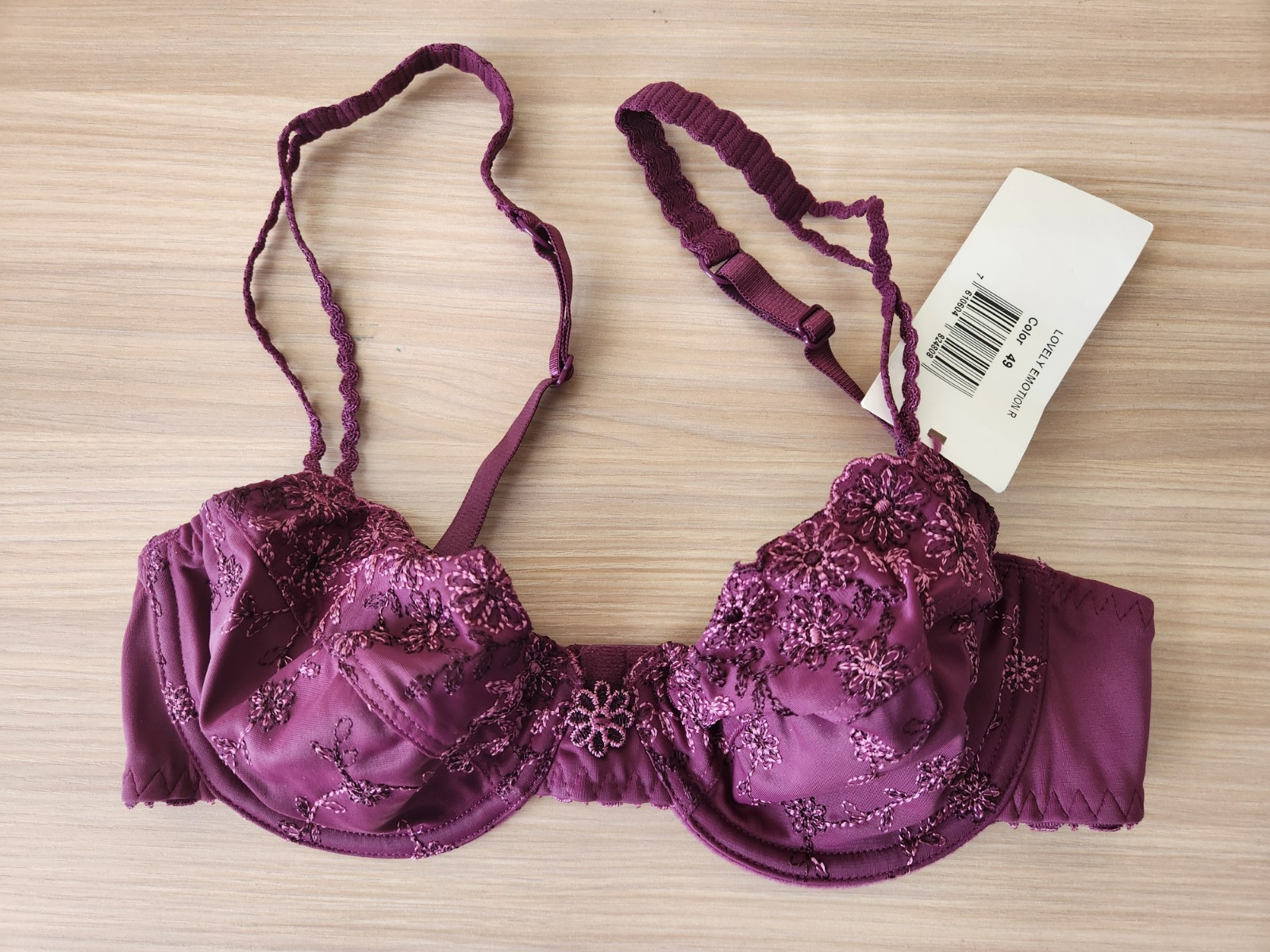 Triumph Lovely Emotion Wired Bra Purple 32B