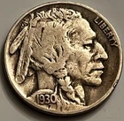 1930-S Buffalo Nickel San Francisco Semi-Key Low Mintage Five Cent BN1828