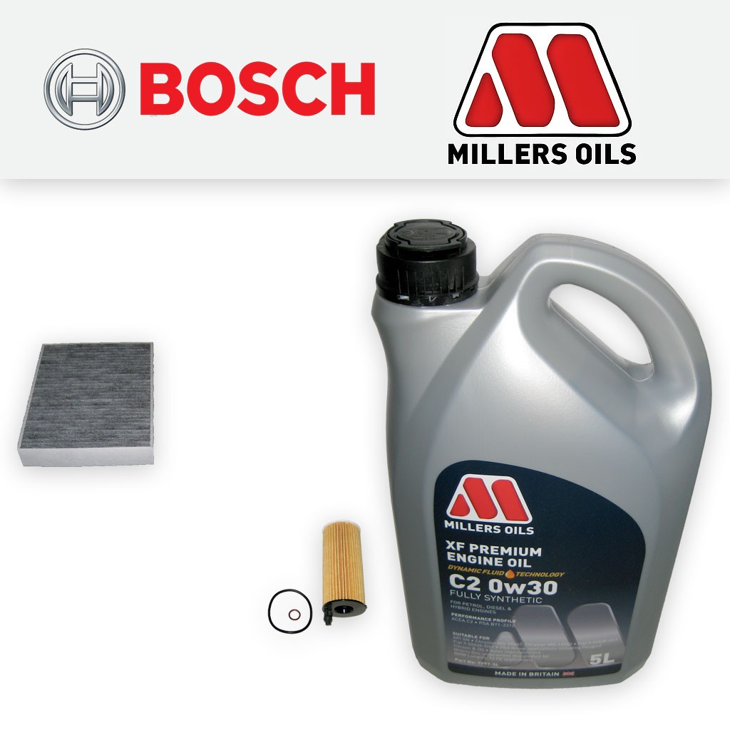 SERVICE KIT BMW 3 SERIES F30 F31 F34 325D B47 OIL CABIN FILTERS +OIL (2015-2019)