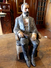 Terracotta Tobacco Pot Slipper by BERNARD BLOCH