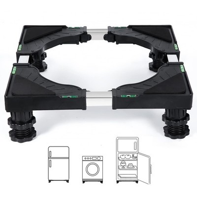 Nefish Mini Fridge Stand Universal Raised Base Adjustable Refrigerator Black 