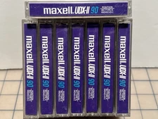 Lot of 8 Maxell UDX-II 90 High Bias Cassette - Japan