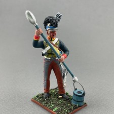 Painted Napoleonic tin figure 60 mm 1/30, British Horse artillery VID SOLDIERS