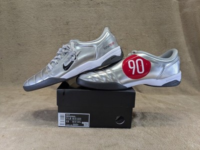 Nike Total 90 III SP Mens Size 11.5 Silver Black Red Soccer Shoes HJ9351-002 T90