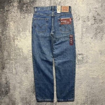 Levi's 550 Jeans Herren W30 L32 Deadstock Y2K Relaxed Fit Straight Leg Blau Denim