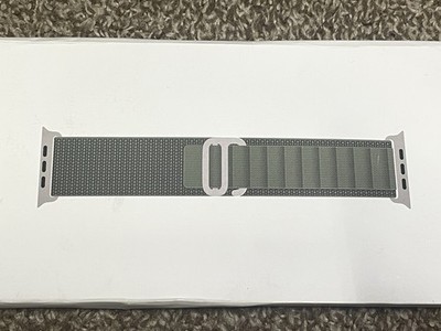 Apple Alpine Loop Green Textile Strap Titanium G-Hook for Watch Ultra 49mm S