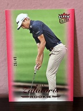 2023 Fleer Ultra Rookies Eruption #’d 26/49 Will Zalatoris #94 RC PGA Ruby Red