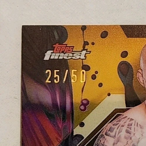 2024 Topps Finest UFC Serghei Spivac Gold Refractor Auto /50 Heavyweight - Image 3 of 4