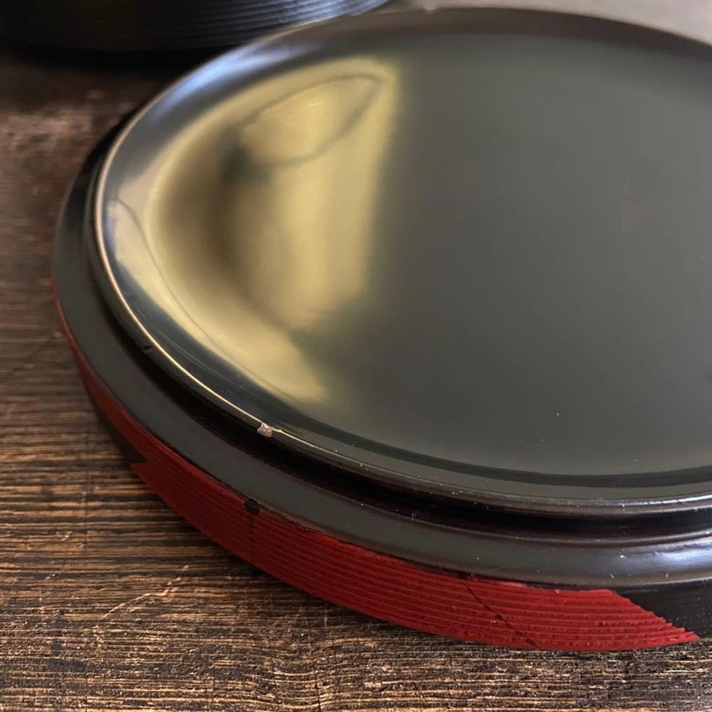 Jubako Bento Box Japanese Round box lacquer 2 tiers Kyoto Zohiko with New Year's