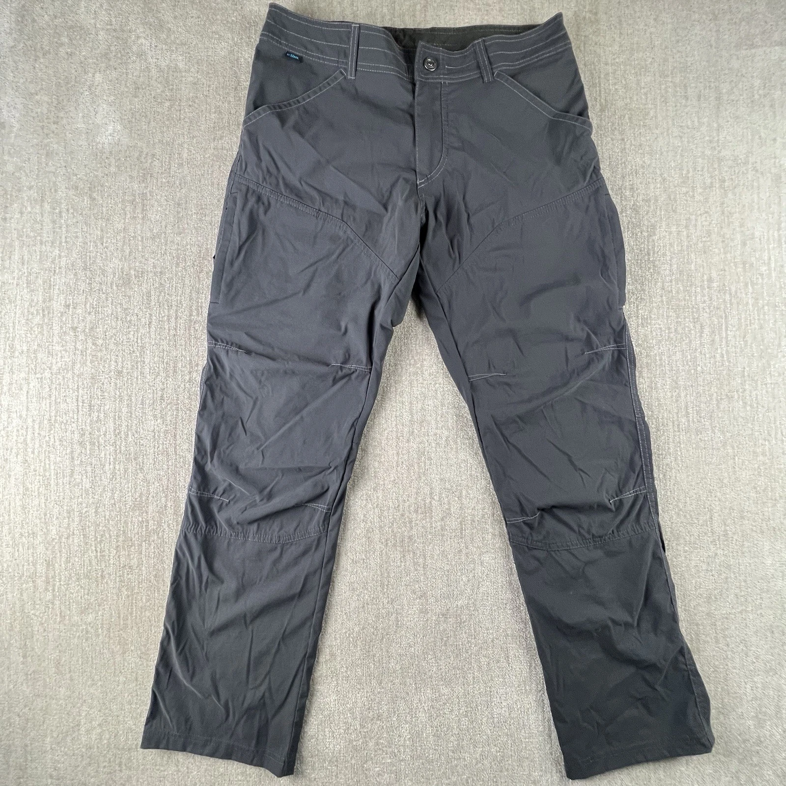 Kuhl Renegade Pants Mens Size 33x30 Gray Hiking Gorpcore Nature 5120 SPF 50