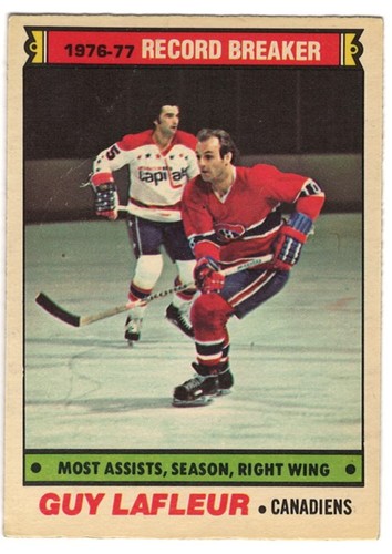 Guy Lafleur #218 1977 O-Pee-Chee card