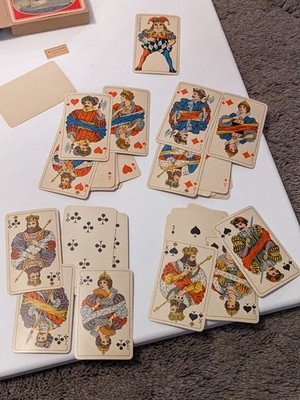 Vintage 1944 Swedish Playing Card Double Set Aktieb J.O. Oberg