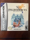 Final Fantasy Tactics Advance (Game Boy Advance GBA) Box, Manual & Inserts Only