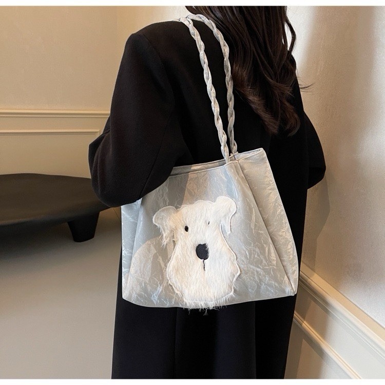 Scottie Dog Crossbody Bag Shoulder Messenger Tote Bag