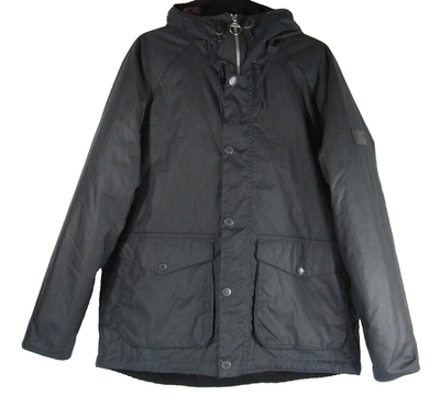 NEW, BARBOUR men's ALPHA WAX JACKET in Navy- size M #WAX258 | eBay