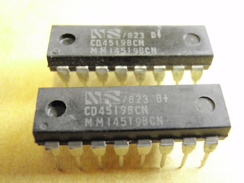 IC BAUSTEIN MOS 4519 = MC14519   2x          15625-118 - Afbeelding 1 van 1