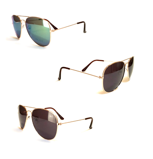 Men’s Aviator Sunglasses with Metal Frames and UV400 Protection by AVIGLD-image