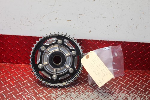 1997 SUZUKI GSXR 750 CHROME REAR SPROCKET 43 TOOTH CARRIER CUSH DRIVES GX380 - Picture 15 of 17