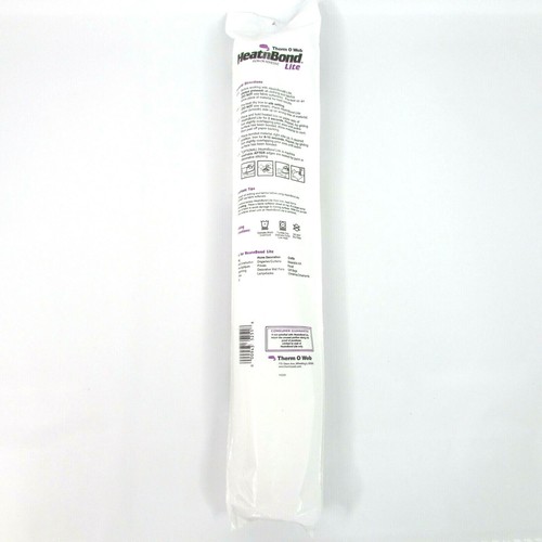 HeatnBond Lite Iron-On Adhesive Value Pack 17 In x 5.25 Yd Sewable Doublesided - Picture 5 of 6