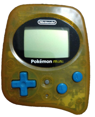 Nintendo Pokémon Mini Upa Blue Console + Party Mini Game with Box