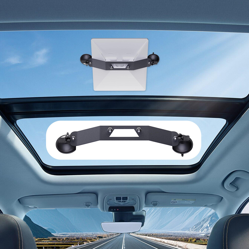 Starlink Mini Car Mount – Heavy-Duty Suction Mount For RVs, Boats, Cars, Windproof Up To 75mph