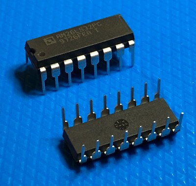 (Lot of 5 pcs) AMD AM26LS32PC IC QUAD LINE RECEIVER 16DIP
