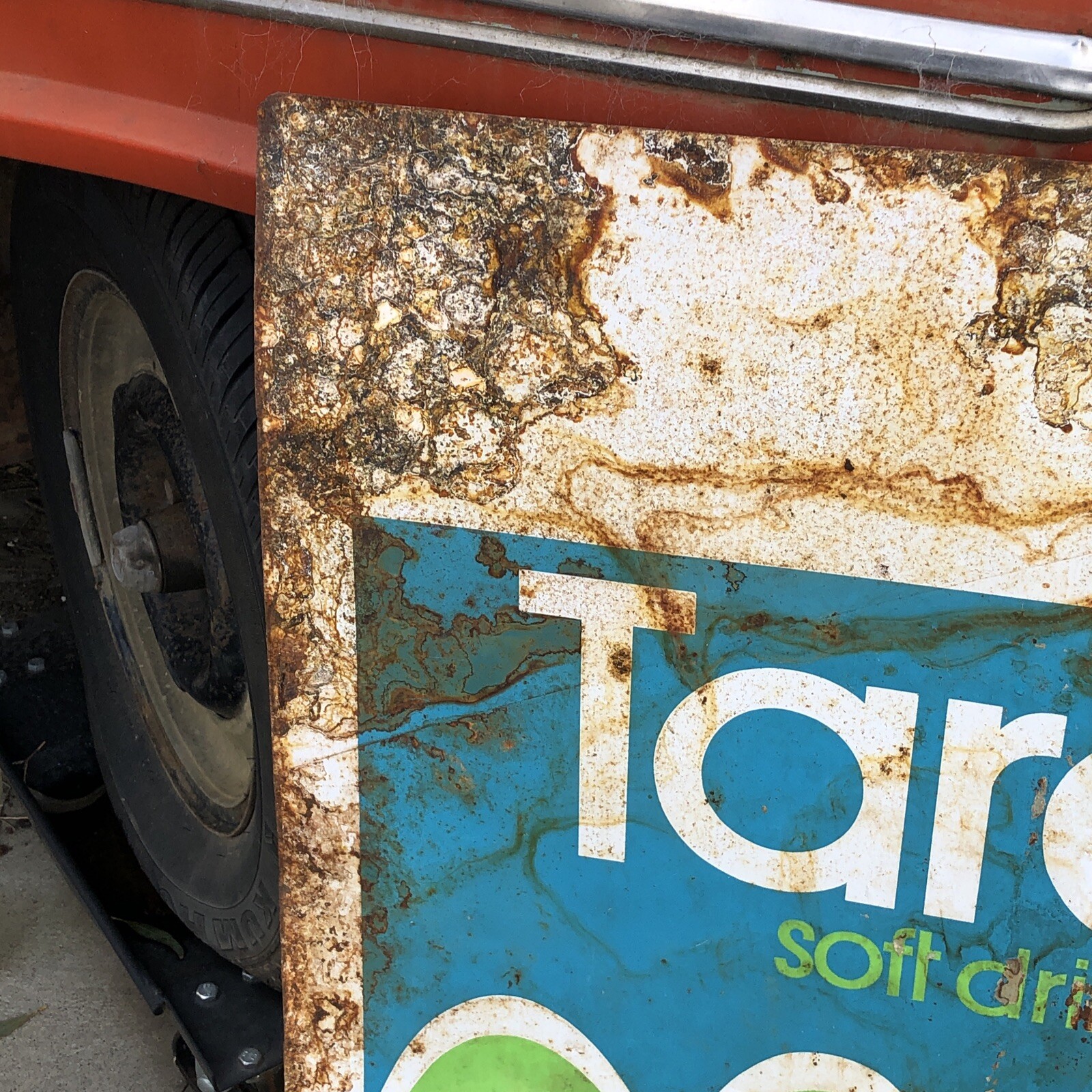 Tarax Soft Drinks Vintage Screenprinted Tin Sign eBay