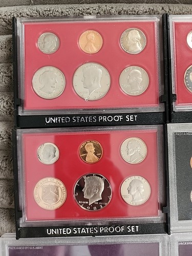 1980 - 1989 Ten US Mint Annual Proof Sets 53 Coins 10 Complete Sets - 第 3/8 張圖片