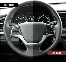 Black Leather Steering Wheel Repair Kit – Steering Wheel Restoration Kit