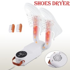 Deodorizer Shoe Glove Boot Dryer Foldable w/ Heat Blower Adjustable Rack  Timer